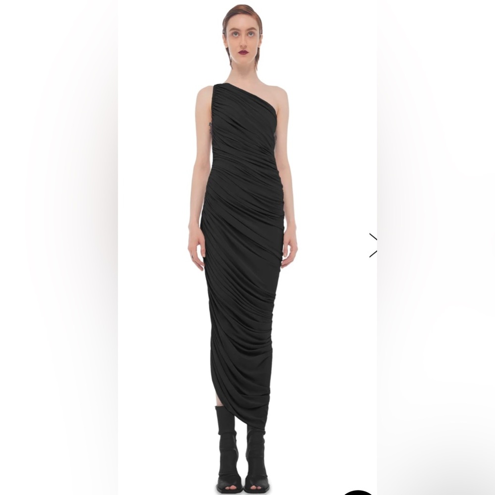 Norma Kamali, Black Diana Gown (Size M)